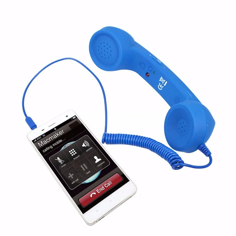 3.5mm Retro Phone Handset for iPhone/iPad/Samsung/PC – Portable Classic Telephone Receiver - Hiccupzz