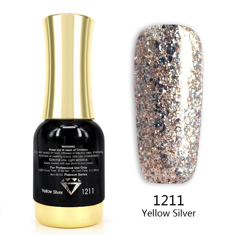 Nail Gel Polish 12ml Gorgeous Color - Hiccupzz