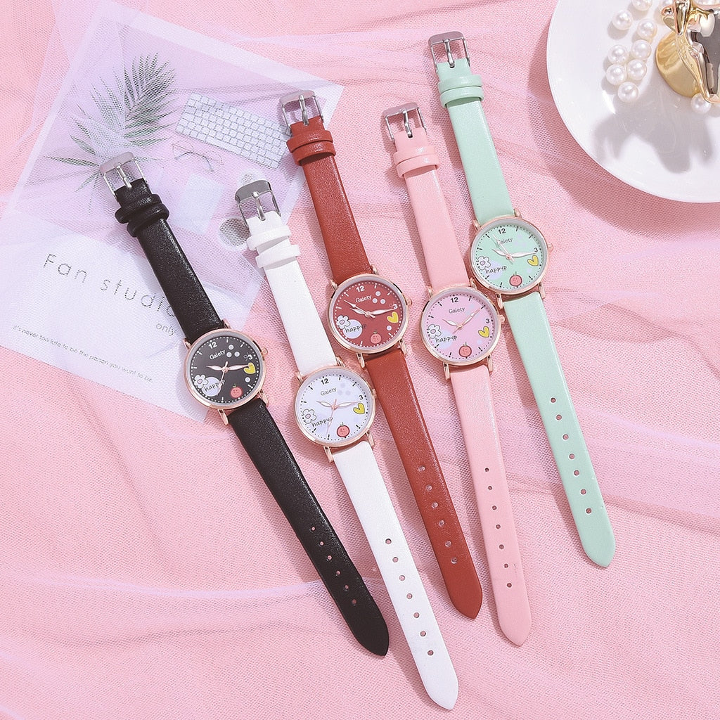 Pink cute Watches For Girls - Hiccupzz