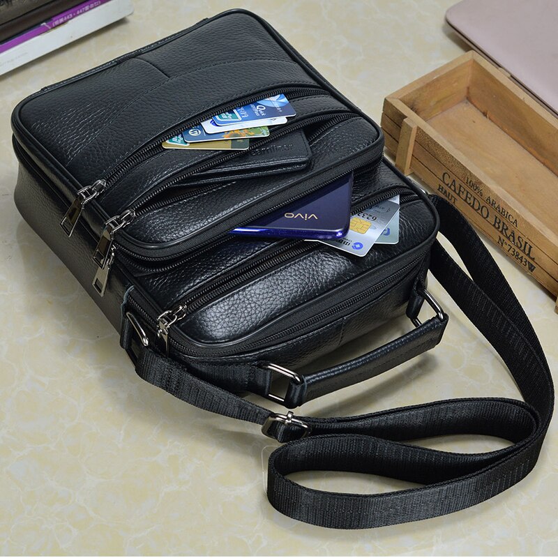Men Genuine Leather Handbags - Hiccupzz