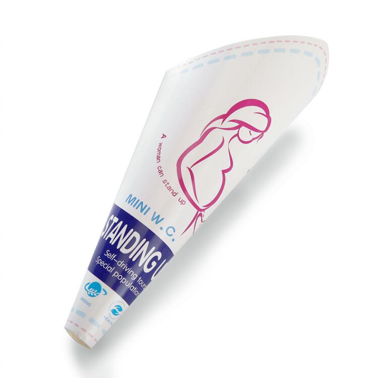 Female Urinal Soft Silicone / Disposable Paper Urination Device Stand Up & Pee GYH - Hiccupzz