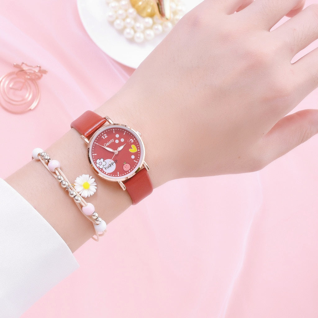 Pink cute Watches For Girls - Hiccupzz