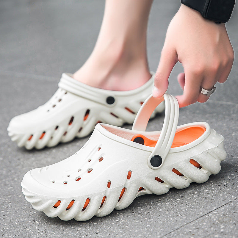 Hole Shoes Men's Slippers Sandals Outdoor Non-slip - Hiccupzz