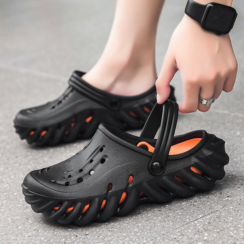 Hole Shoes Men's Slippers Sandals Outdoor Non-slip - Hiccupzz