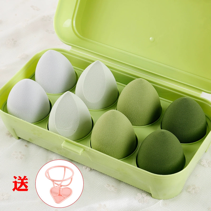 Beiyichu Beauty Makeup Sponge Blender Gourd Water Drop Oblique Cut Smear-Proof Makeup Wet and Dry Powder Puff Cotton Puff Makeup Tools - Hiccupzz