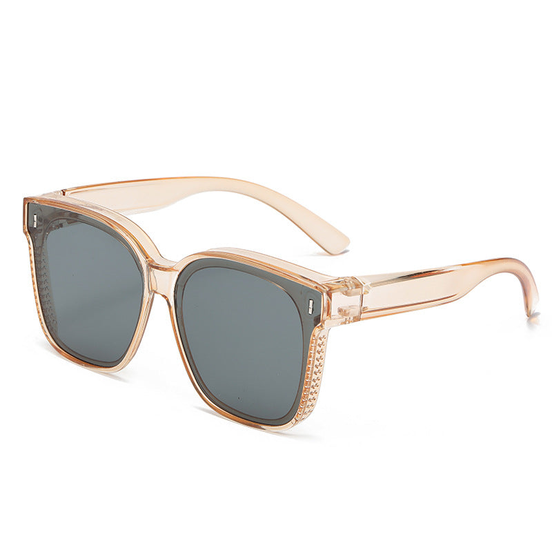 Sunglasses Women's New Myopia Sunglasses Men's Large Frame UV Protection - Hiccupzz
