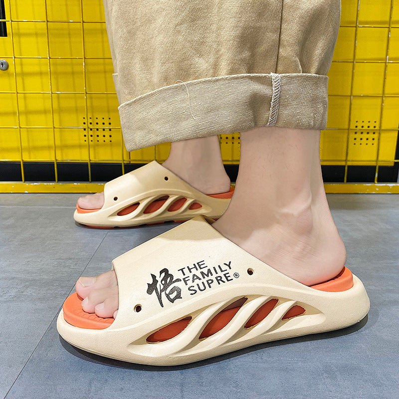 Men's Fashion Casual Outdoor Soft Bottom Sports Platform Slippers - Hiccupzz