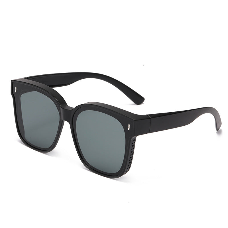 Sunglasses Women's New Myopia Sunglasses Men's Large Frame UV Protection - Hiccupzz
