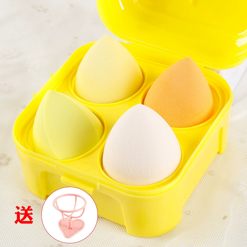 Beiyichu Beauty Makeup Sponge Blender Gourd Water Drop Oblique Cut Smear-Proof Makeup Wet and Dry Powder Puff Cotton Puff Makeup Tools - Hiccupzz