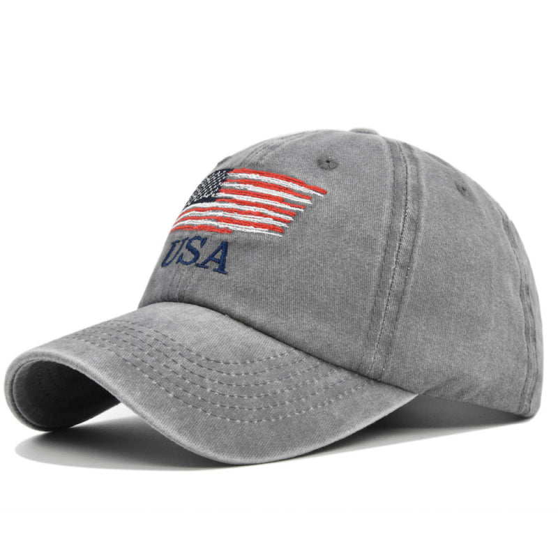 New hat embroidered letters simple unisex peaked cap - Hiccupzz