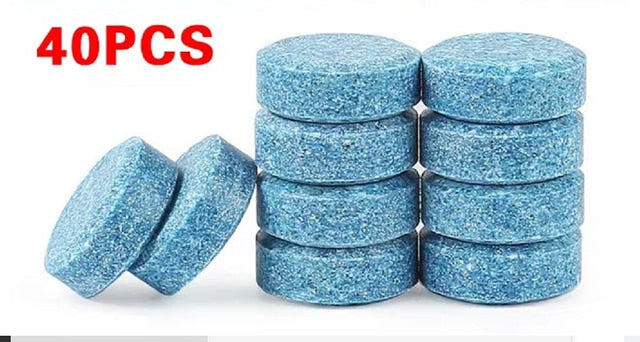 5/10/20/40/100Pcs Solid Cleaner Car Windscreen Wiper Effervescent Tablets Glass Toilet Cleaning Car Accessories - Hiccupzz