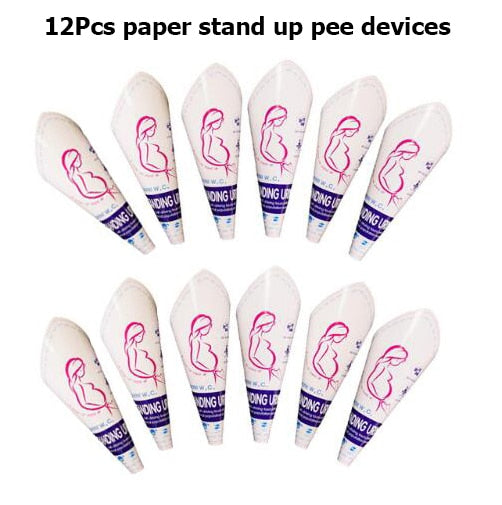 Female Urinal Soft Silicone / Disposable Paper Urination Device Stand Up & Pee GYH - Hiccupzz