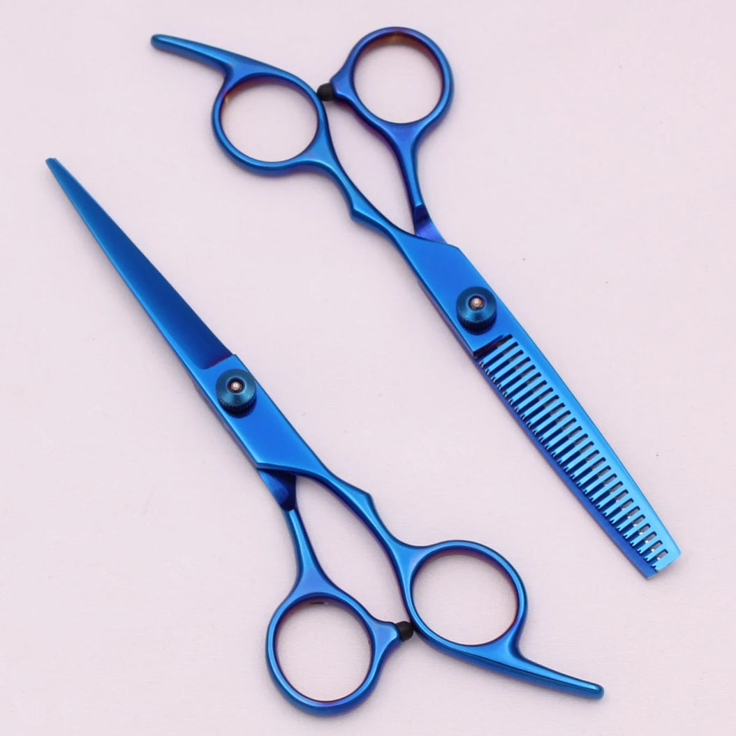 6.0'' Professional Hair Scissors Set – Japanese Steel Cutting Shears for Salon & Home - Hiccupzz