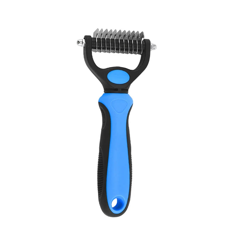 Professional Pet Deshedding Brush - Dog Hair Remover & Knot Cutter for Cats and Puppies | Grooming & Shedding Comb for Dogs - Hiccupzz