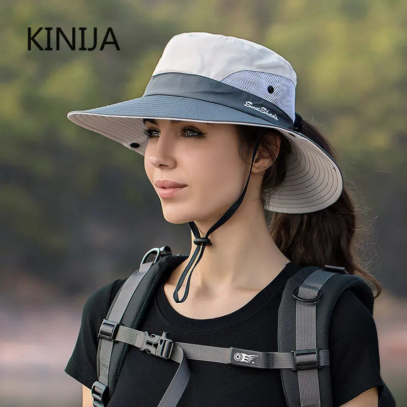 Women Ponytail Waterproof Sun - Hiccupzz