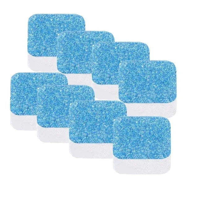Detergent 4/8/12 PCS Household Cleaning Accessories Washing Machine Cleaning Tablets Effervescent Cleaning Tablets Cleaner For - Hiccupzz