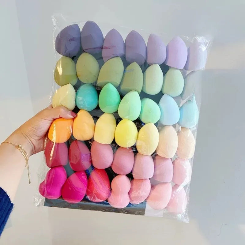 Gourd Cosmetic Sponge Wet and Dry Smear-Proof Makeup Sponge Puff Beauty Tool Super Soft Professional Makeup Tool for Women Girls - Hiccupzz