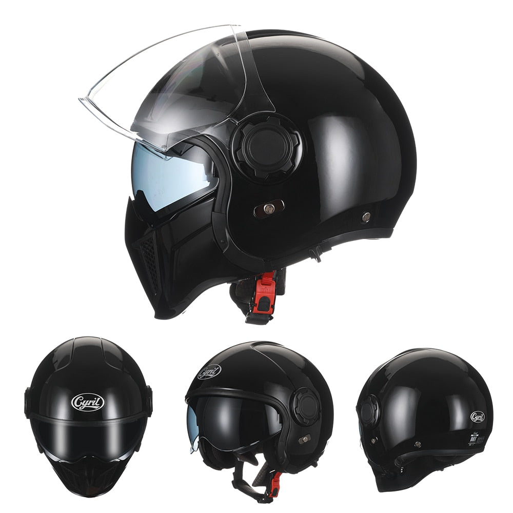Modular Motorcycle Full Face Helmet DOT ECE Approved - Hiccupzz