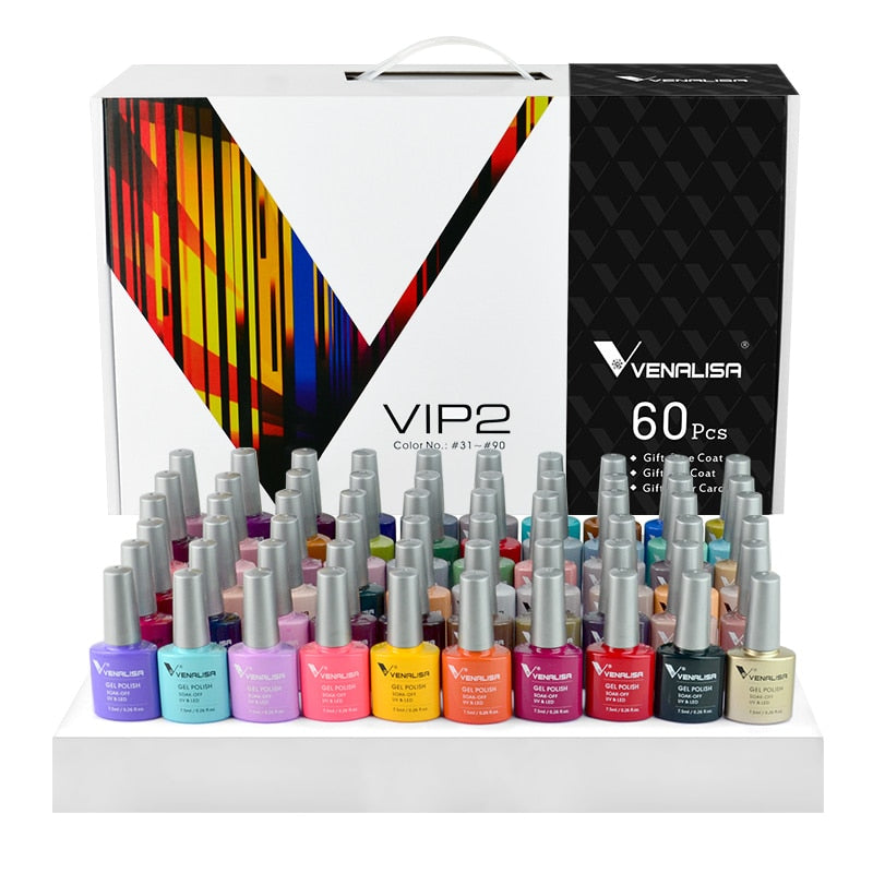 New Fashion Color Gel Polish Kit VIP4 HEMA FREE Enamel Vernish For Nail Art Design Whole Set Nail Gel Learner Kit - Hiccupzz