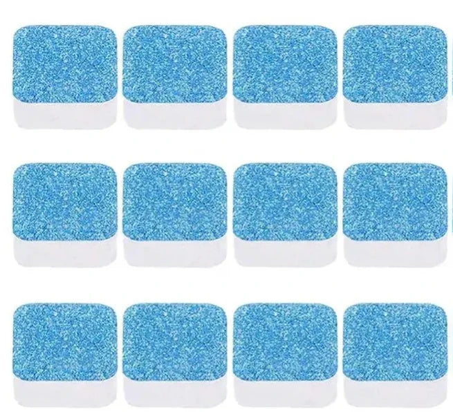 Detergent 4/8/12 PCS Household Cleaning Accessories Washing Machine Cleaning Tablets Effervescent Cleaning Tablets Cleaner For - Hiccupzz