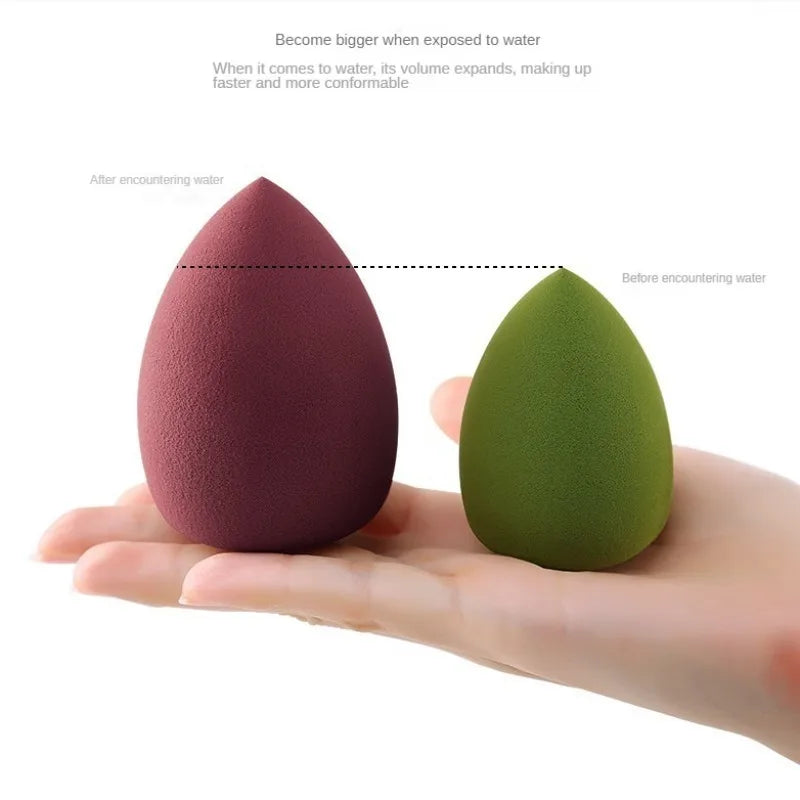 Gourd Cosmetic Sponge Wet and Dry Smear-Proof Makeup Sponge Puff Beauty Tool Super Soft Professional Makeup Tool for Women Girls - Hiccupzz