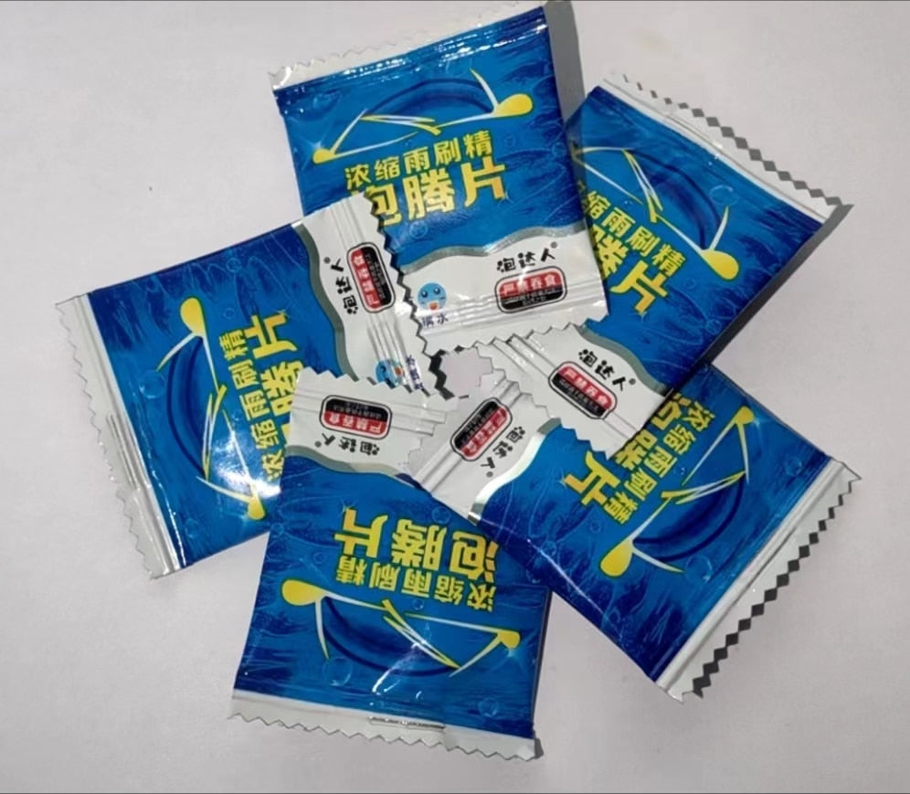 5/10/20/40/100Pcs Solid Cleaner Car Windscreen Wiper Effervescent Tablets Glass Toilet Cleaning Car Accessories - Hiccupzz