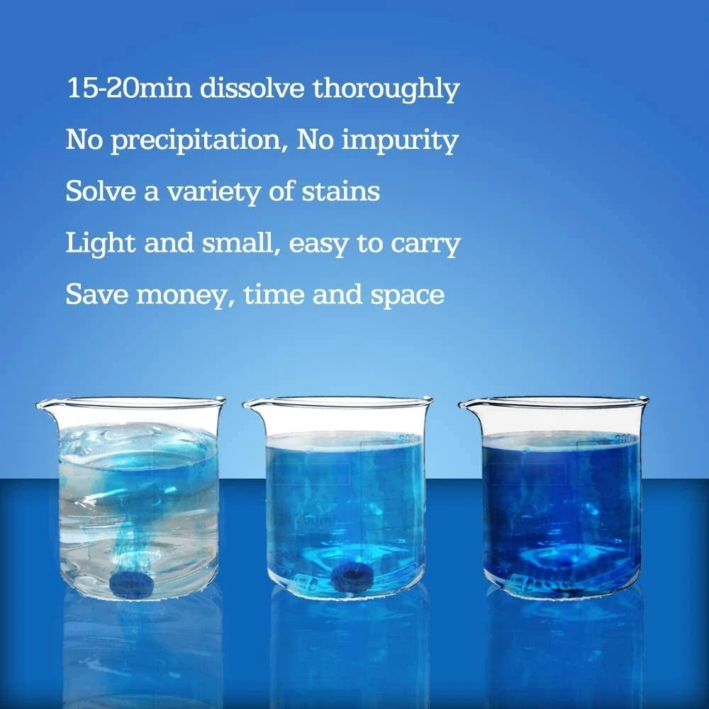 5/10/20/40/100Pcs Solid Cleaner Car Windscreen Wiper Effervescent Tablets Glass Toilet Cleaning Car Accessories - Hiccupzz