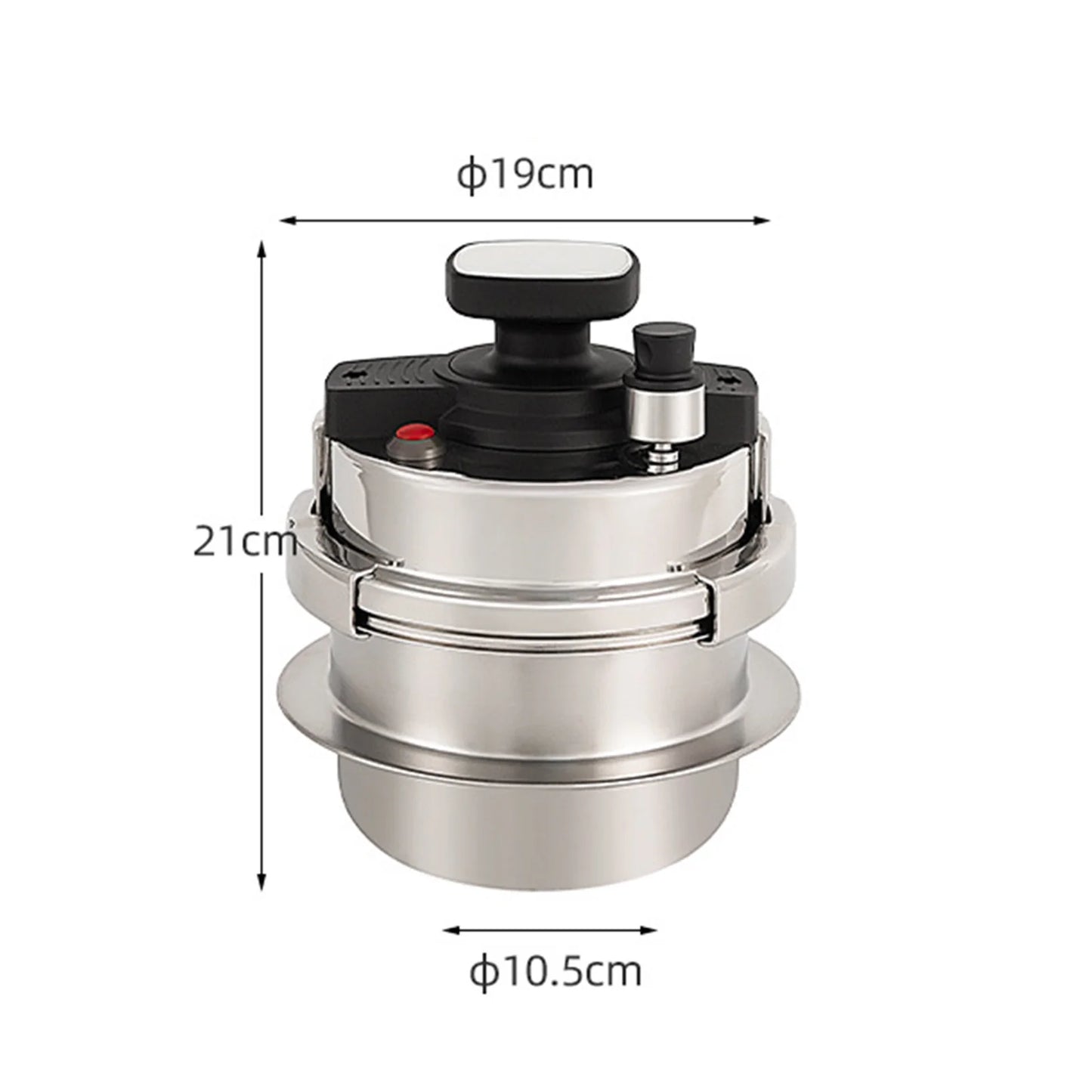 Multifunctional Small Pressure Cooker Nonstick Kitchen Cooking Pot Rice Cooker 304 Stainless Steel 5-minute Quick Cooking Pot - Hiccupzz