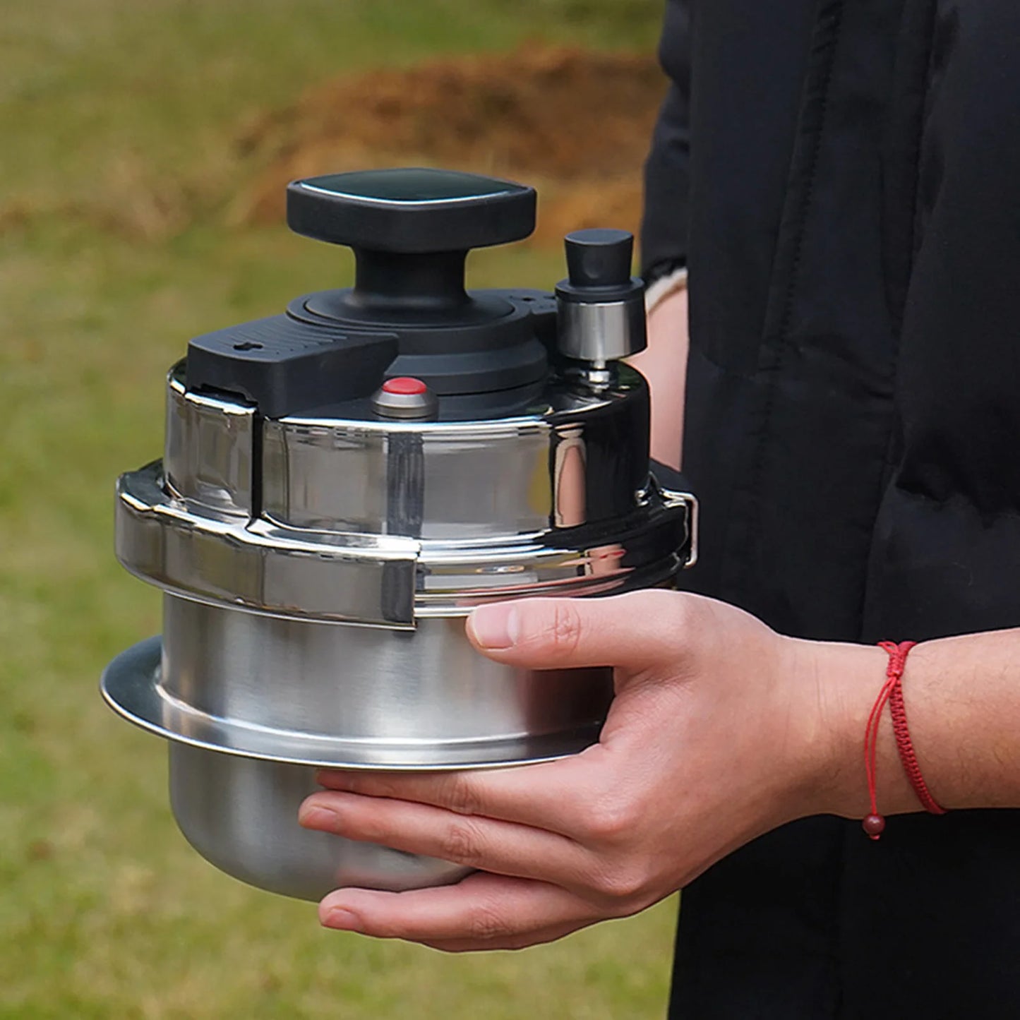Multifunctional Small Pressure Cooker Nonstick Kitchen Cooking Pot Rice Cooker 304 Stainless Steel 5-minute Quick Cooking Pot - Hiccupzz
