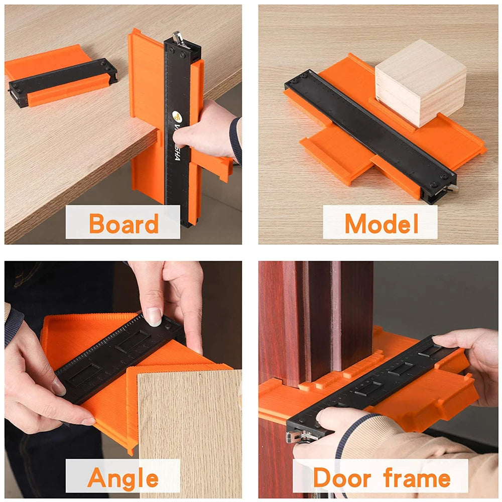 Contour Gauge Shaping Wood Measure Ruler Tiling Laminate Tiles Meethulp Gauge Irregular Shape Duplicator Wood Marking Tool - Hiccupzz