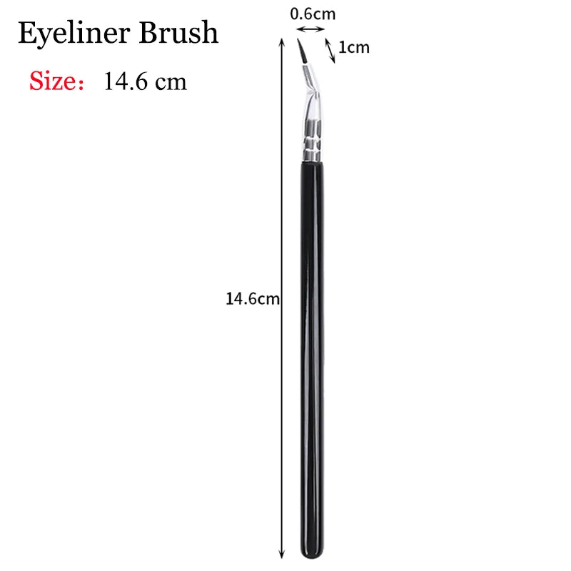 Professional Eyebrow Eyeliner Brushes Soft Angled Blade Thin Flat Contouring Brow Eye Liner Makeup Brush Women Eyes Makeup Tools - Hiccupzz