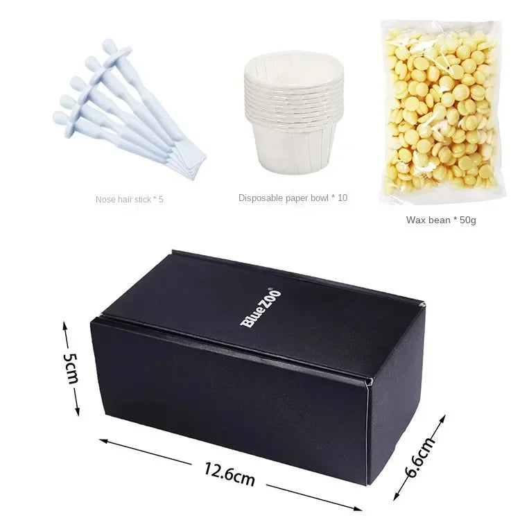 Portable Painless Nose Wax Kit – Paper-Free Hair Removal Wax Beans for Men & Women - Hiccupzz
