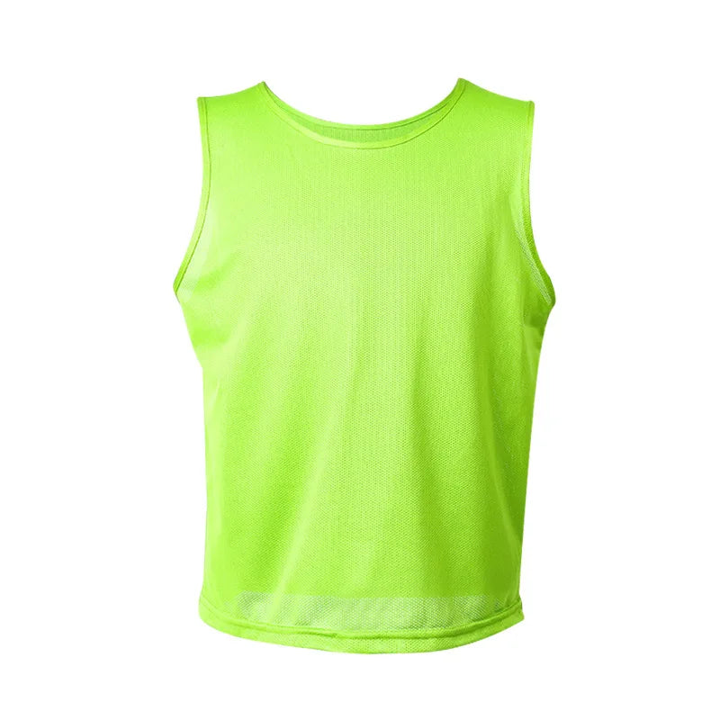 6/12 PCS Adults Children Soccer Training Vest Football Shirts Jerseys - Hiccupzz