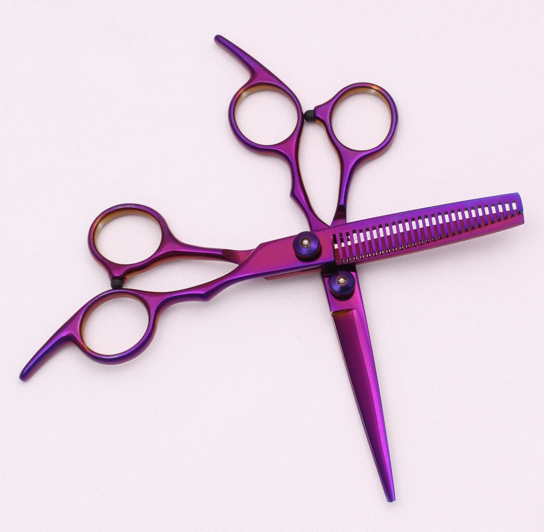 6.0'' Professional Hair Scissors Set – Japanese Steel Cutting Shears for Salon & Home - Hiccupzz