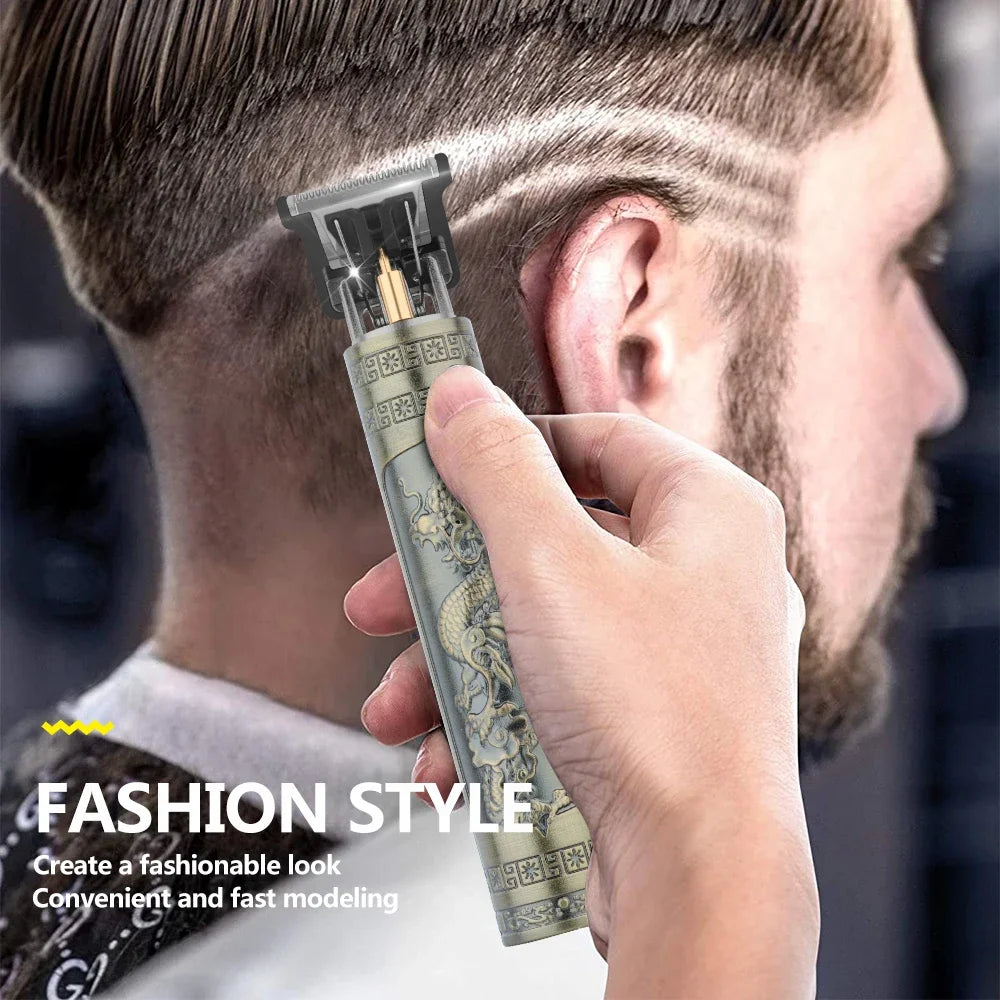 Professional Hair Cutting Machine Wireless Electric Hair Clipper Beard Shaver Men Hair Trimmer Barber For Men Haircut Style - Hiccupzz