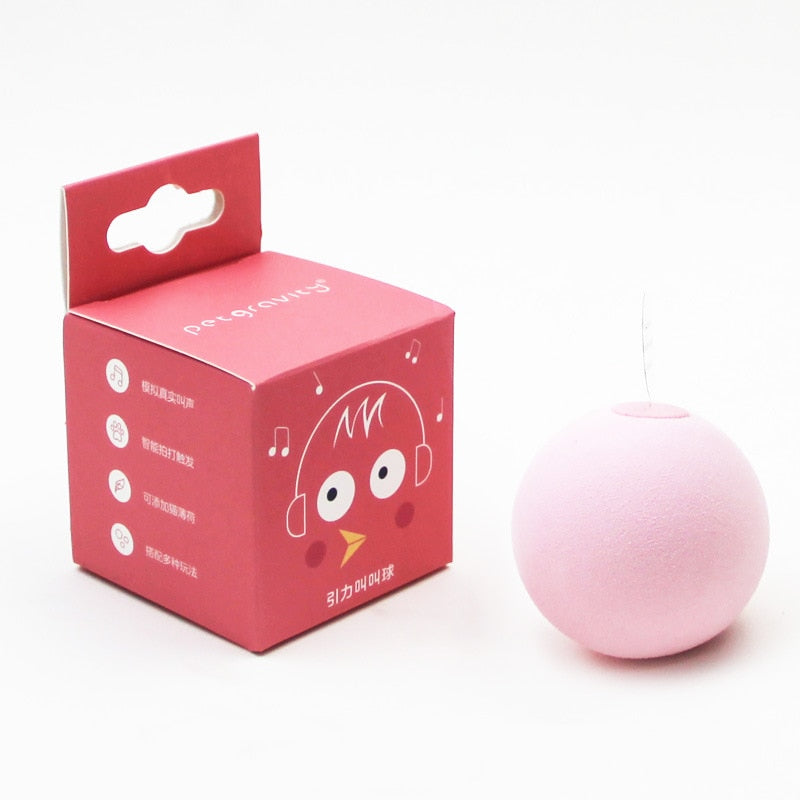 Smart Cat Toys Interactive Ball Plush Electric Catnip Training Toy Kitten - Hiccupzz