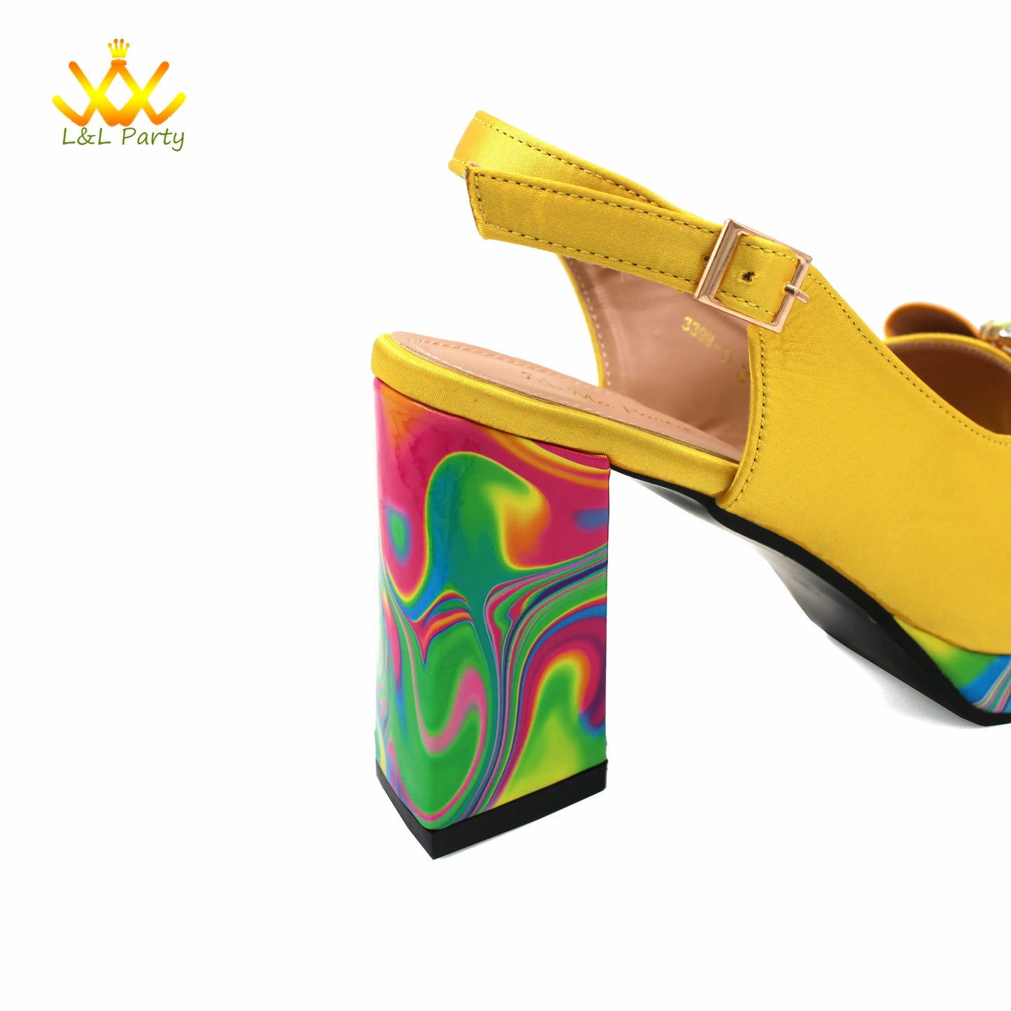 Appliques Specials Italian Design Nigerian Women Shoes Matching Bag Set in Red Color INS Hot Sale Sandals - Hiccupzz