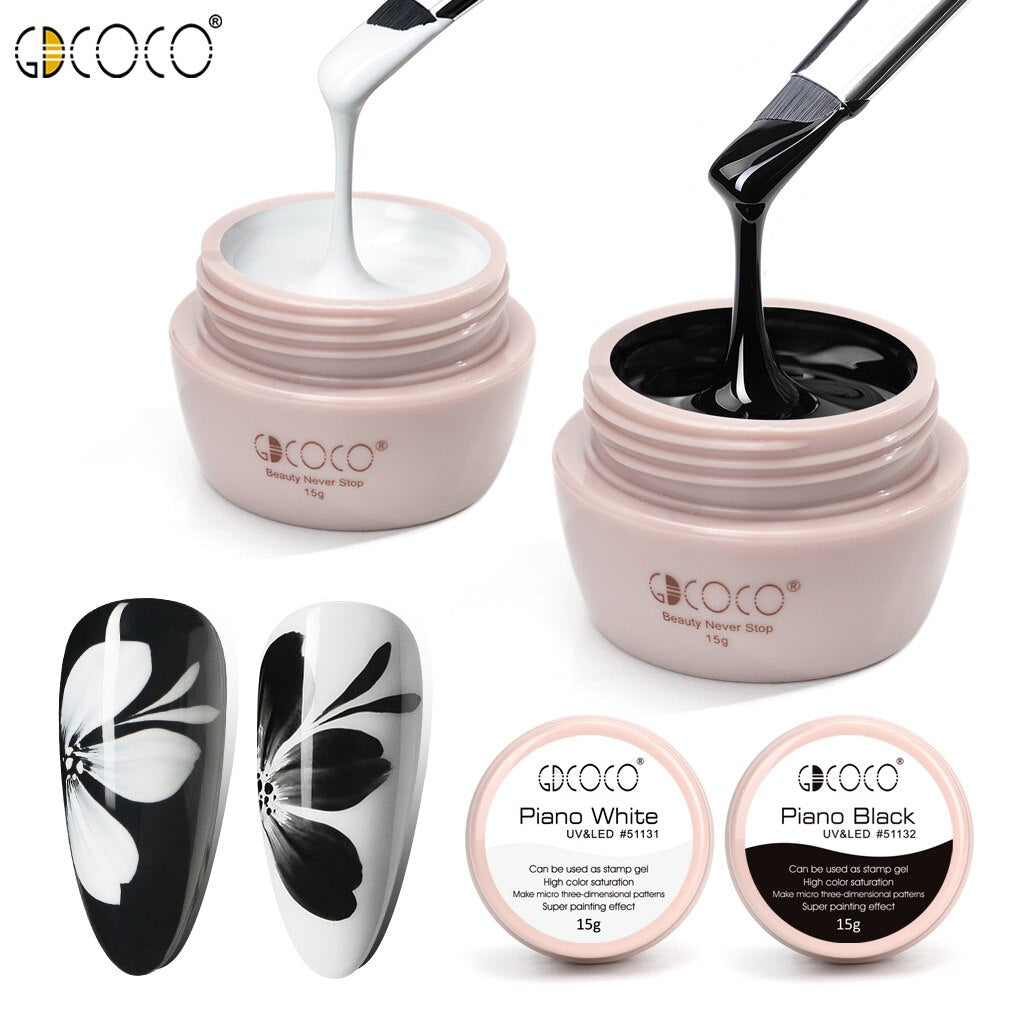 5ml New UV Metallic Gel Silver Gold Mirror Effect Reinforce Keep Nail C Arc UV Construction - Hiccupzz