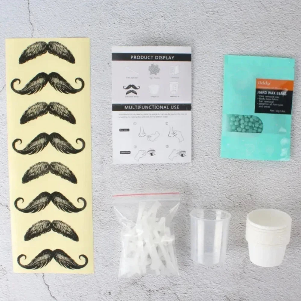 Portable Painless Nose Wax Kit – Paper-Free Hair Removal Wax Beans for Men & Women - Hiccupzz