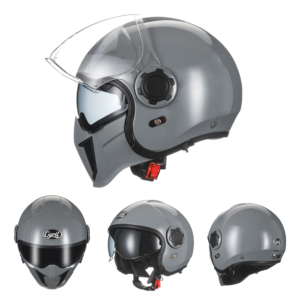 Modular Motorcycle Full Face Helmet DOT ECE Approved - Hiccupzz
