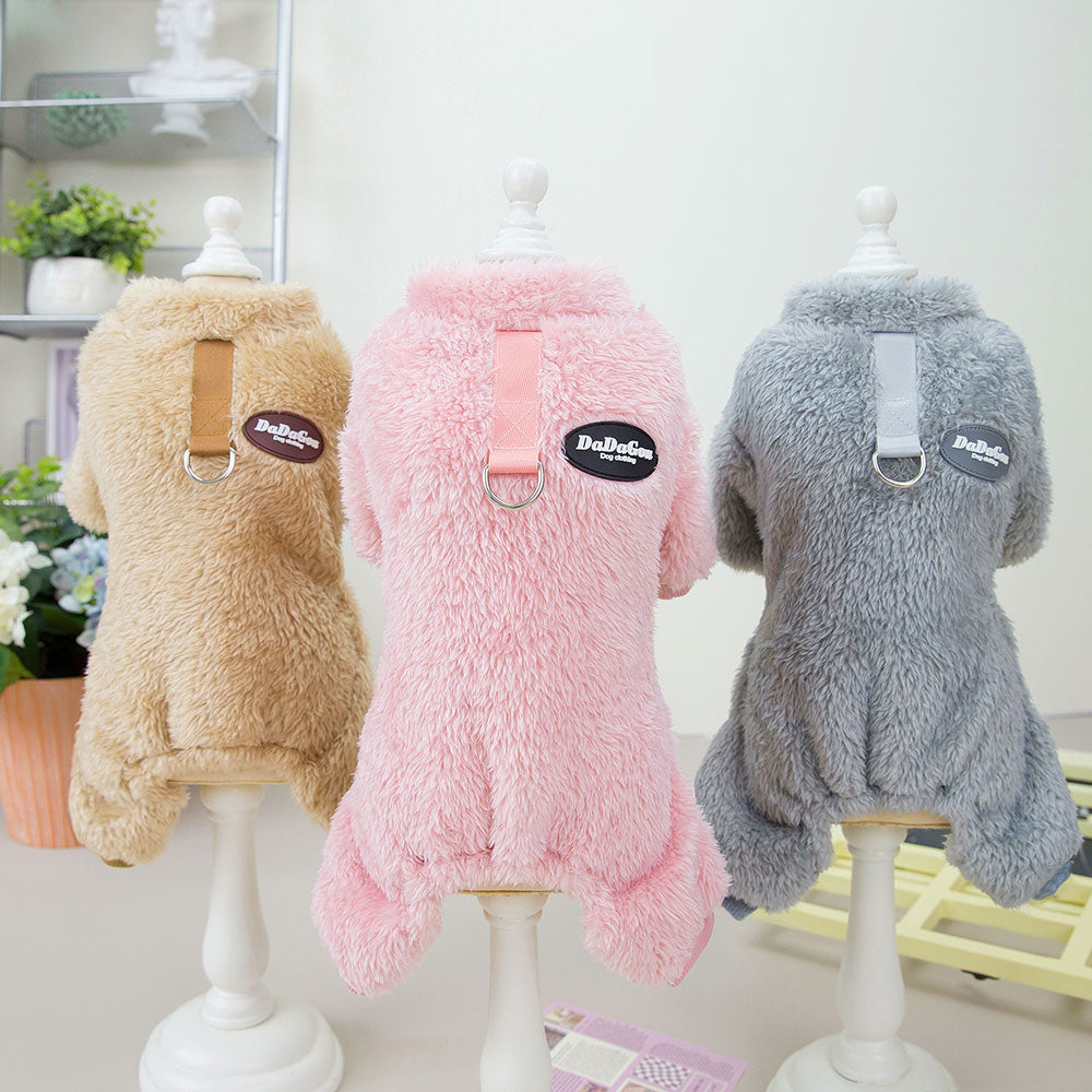 Soft Coral Fleece Pet Clothes Warm Dog Vest Coat Cute Puppy Sweater Cat Apparel For Chihuahua Yorkie Terrier Shih Tzu Pet Outfit - Hiccupzz