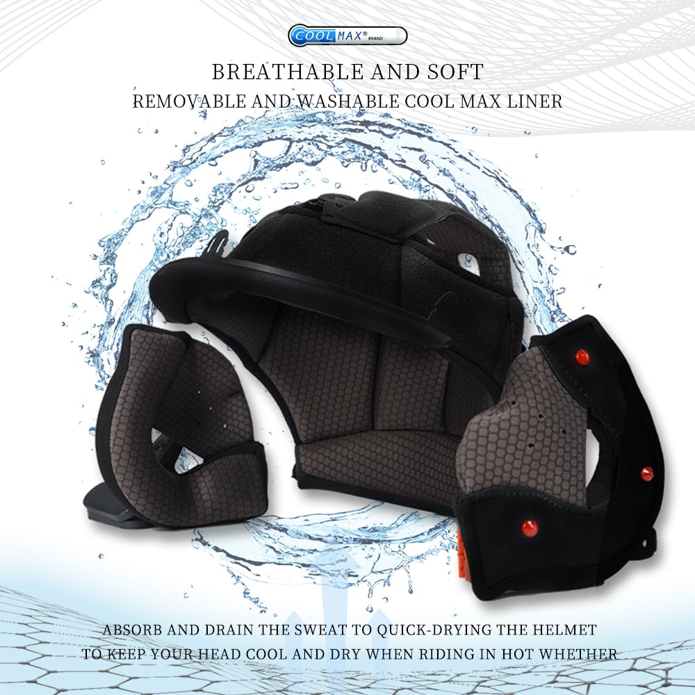 Modular Motorcycle Full Face Helmet DOT ECE Approved - Hiccupzz
