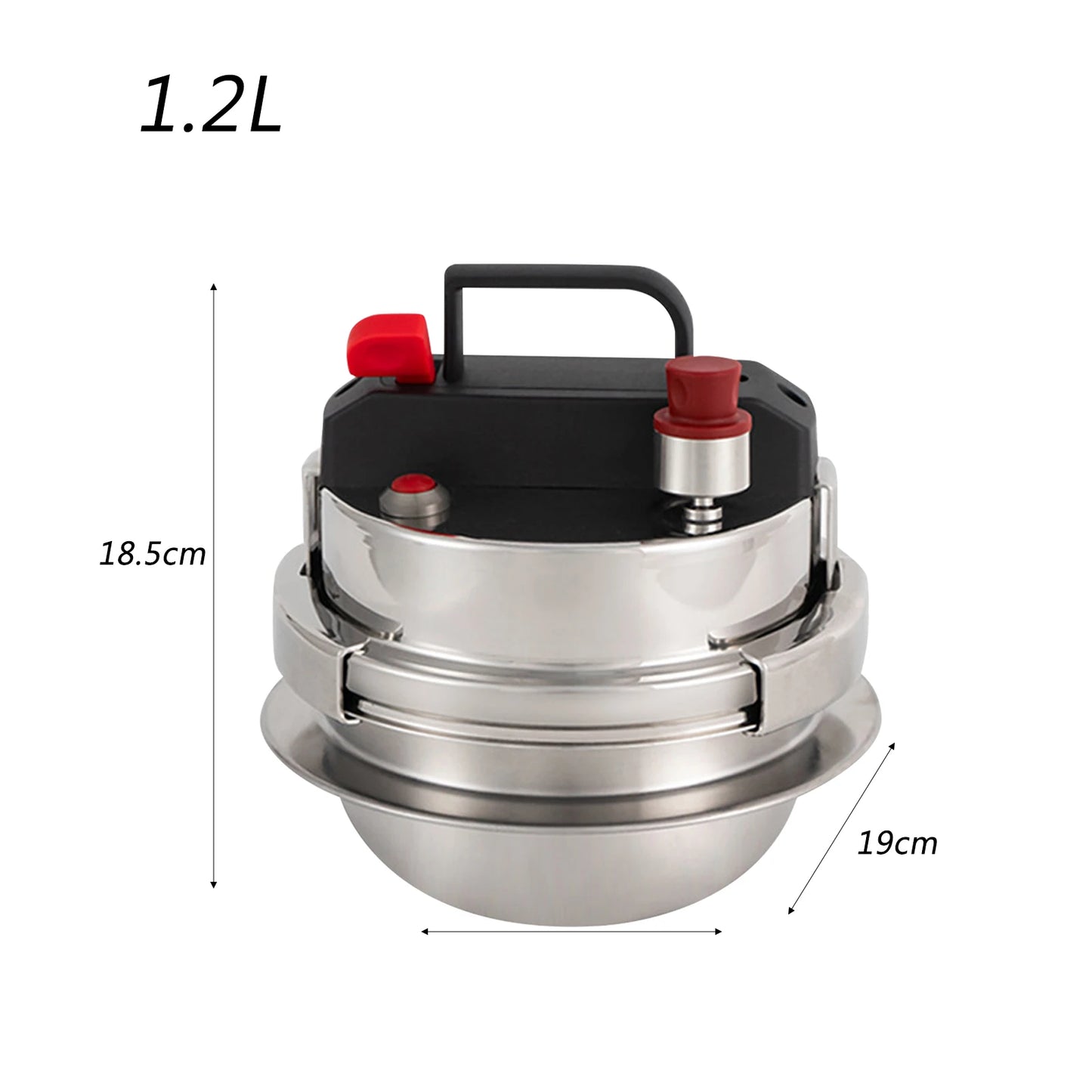 Multifunctional Small Pressure Cooker Nonstick Kitchen Cooking Pot Rice Cooker 304 Stainless Steel 5-minute Quick Cooking Pot - Hiccupzz