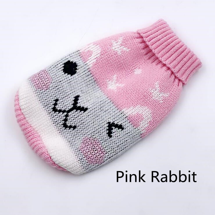 Warm Dog Clothes for Small Dog Coats Jacket Winter Clothes for Dogs Cats Clothing Chihuahua Cartoon Pet Sweater Costume Apparels - Hiccupzz