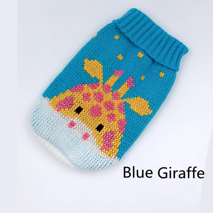 Warm Dog Clothes for Small Dog Coats Jacket Winter Clothes for Dogs Cats Clothing Chihuahua Cartoon Pet Sweater Costume Apparels - Hiccupzz