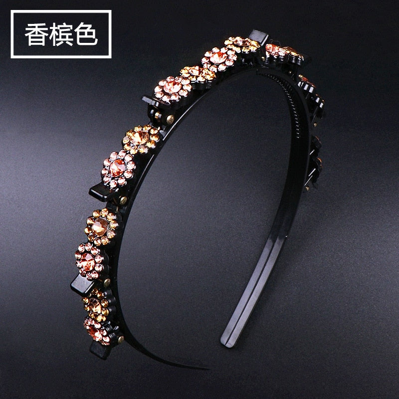 Fashion Pearl Non-Slip Rhinestone Hairbands - Hiccupzz