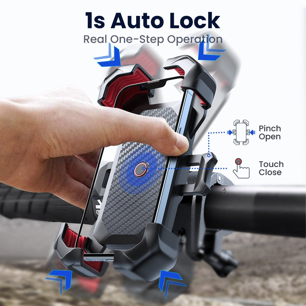 360° View Universal Bike Phone Holder (4.7 to 7 Inch mobile) - Hiccupzz