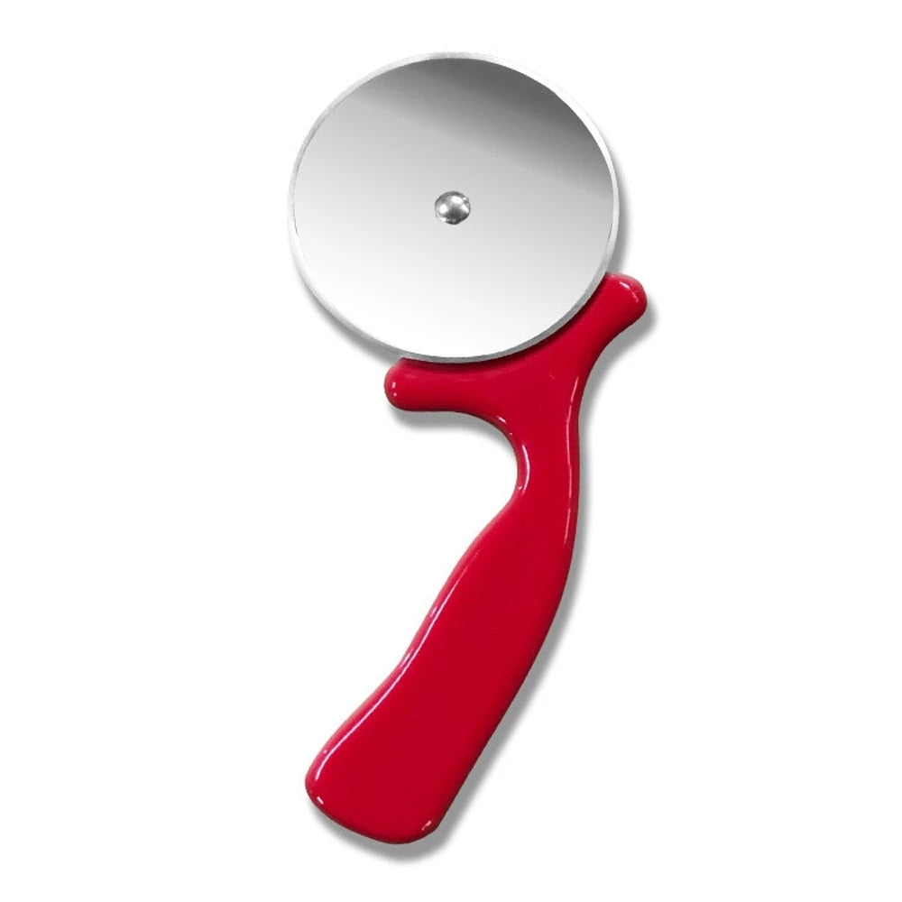 Stainless Steel Pizza Cutters Pastry Roller Cutter Pizza Knife Cookie Cake Roller Wheel Scissor Bakeware Kitchen Accessories - Hiccupzz