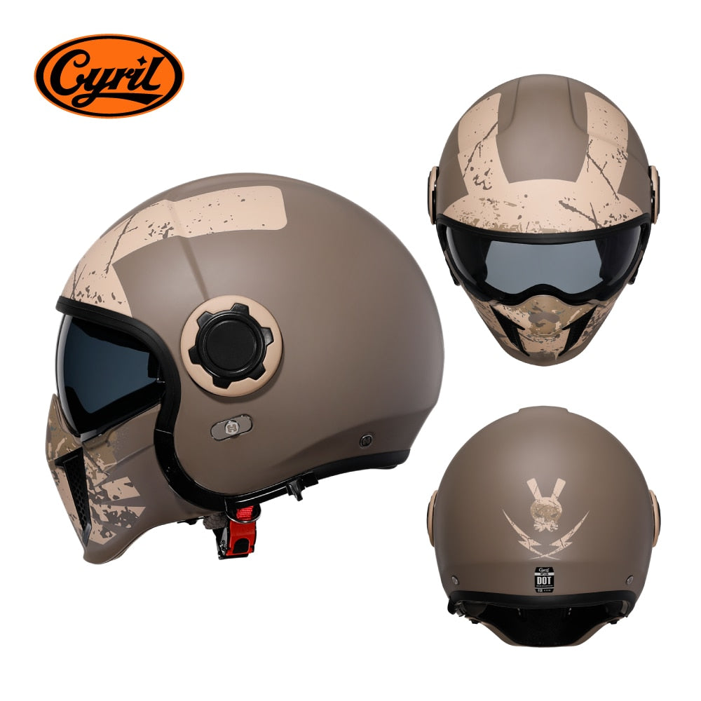 Modular Motorcycle Full Face Helmet DOT ECE Approved - Hiccupzz