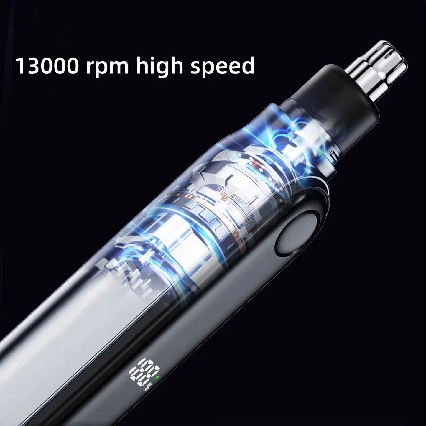 XIAOMI Electric Nose Hair Trimmer 13000 RPM Intelligent LED Digital Display With Double-edged Blade Trimmer For Nose MJYB01 - Hiccupzz